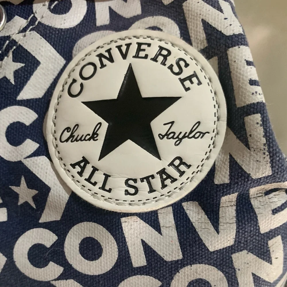 Converse Chuck Taylor All Star High Tops Logo Print 163952C Womens 9 Mens 7 - Picture 9 of 10